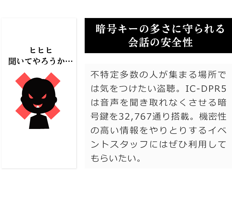 暗号キーの多さに守られる会話の安全性