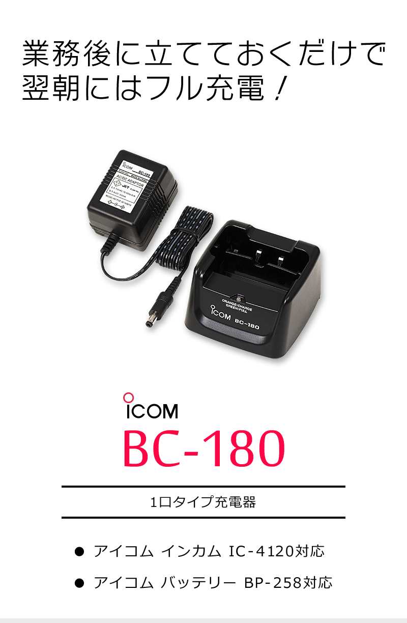 インカム トランシーバー アイコム IC-4110/IC-4120対応 一口タイプ