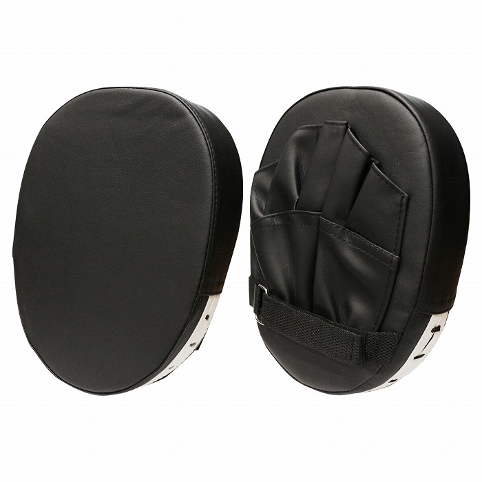 パンチミット トレーニング ボクシング 空手 格闘技 ムエタイ キック ミット 打ち 練習 筋トレ スパーリング カラー 黒 / 赤 |  | 01