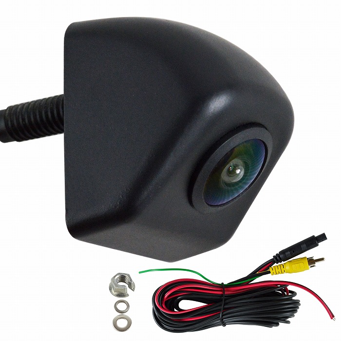 ナンバーボルト 固定式 フロント/リア カメラ 対応 バックカメラ ネジ穴 1080P 12v/24v 正鏡/鏡像 ガイド有/無 黒/白 |  | 01