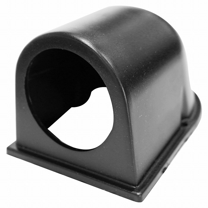 1連】メーターケース 汎用 52mm ブラック/黒 増設 メーター カバー