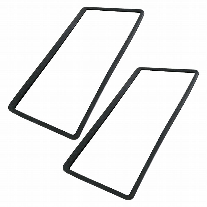 2枚セット 汎用 シリコン ナンバー フレーム 黒 青 赤 ライセンス シリコンカバー フロント リア ナンバープレート JDM |  | 01