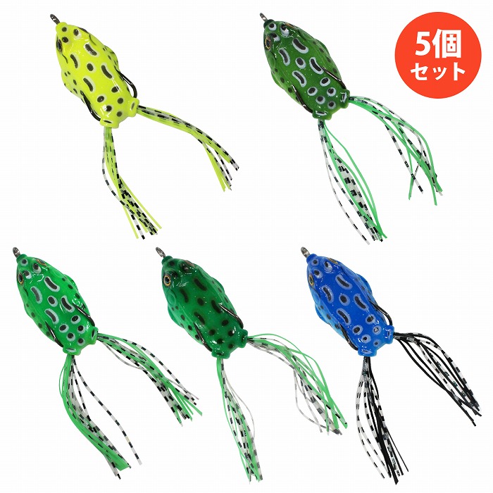 フロッグプロダクツ　ルアーセット 新品 フロッグプロダクツ キカイダー ルアー5個セット｜Yahoo