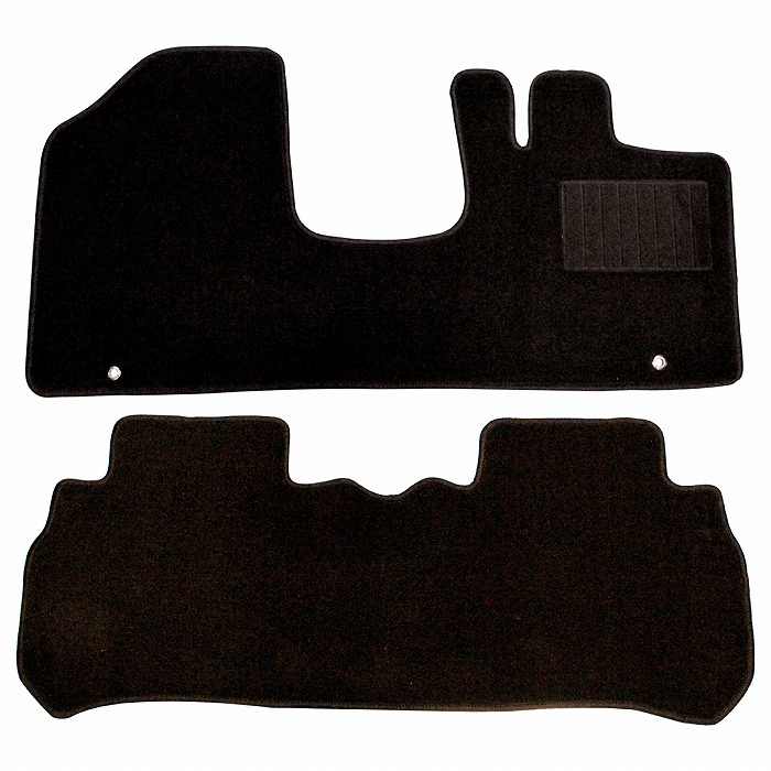 ハスラー MR31S MR41S AT車 CVT フロント リア 2PCS 無地 フロアマット 2点 セット 運転席 助手席 後部座席 カラー全３色 | ハスラー | 01