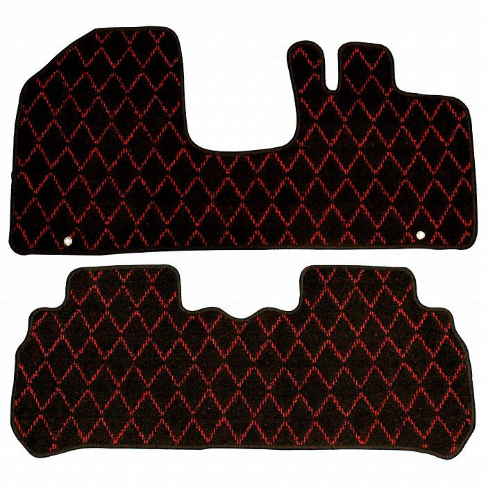 ハスラー MR31S MR41S AT車 CVT フロント リア 2PCS 無地 フロアマット 2点 セット 運転席 助手席 後部座席 カラー全３色 | ハスラー | 03