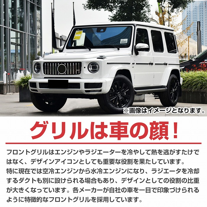Gクラス W463A 2019年〜 パナメリカーナグリル オプティシアンブラック Gクラス W463A 2019年〜 パナメリカーナグリル オプティシアン