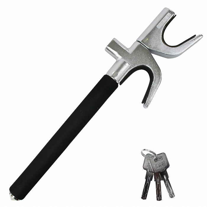 ステアリングロック 黒 合成皮革 鍵付き Amazon.co.jp: トムス ステアリングロック ハンドル固定 黒革