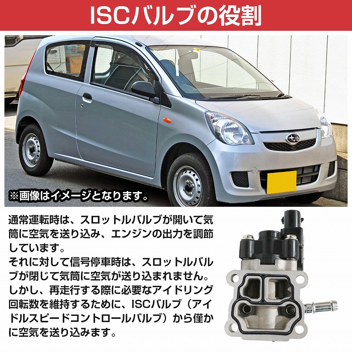 スズキ ISC バルブ エブリィ DA64 バン ワゴン K6A ISCV