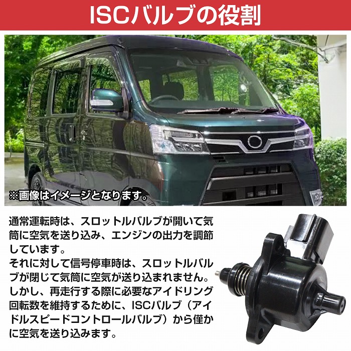 エブリィ DA64W/V K6A NA車]ISCバルブ アイドル スピード