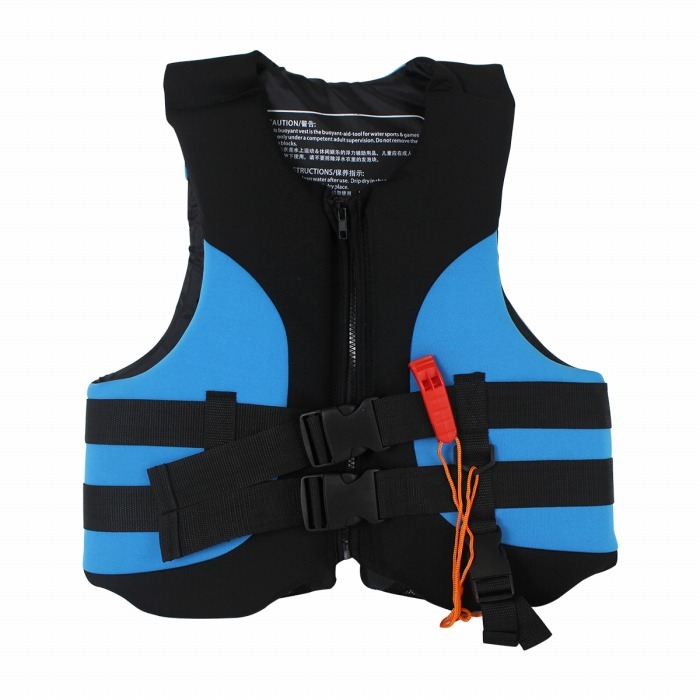 フローティングベスト (笛付き）ライフジャケット カラー：全4色  サイズ：5サイズ 救命胴衣