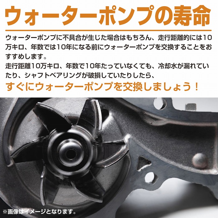 ウォーターポンプ ガスケット付き トヨタ TRH200K 200系