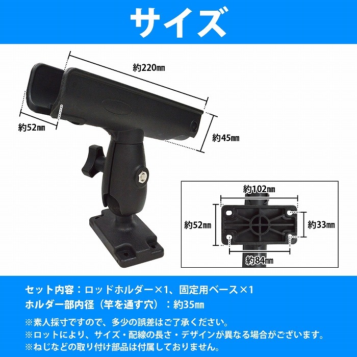 ロッドホルダー 可動式 無段階調整 竿置き 竿受け 竿スタンド 釣り 船 フィッシングアイテム カヤック カヌー :10106123:increase  Yahoo!ショッピング店 - 通販 - Yahoo!ショッピング