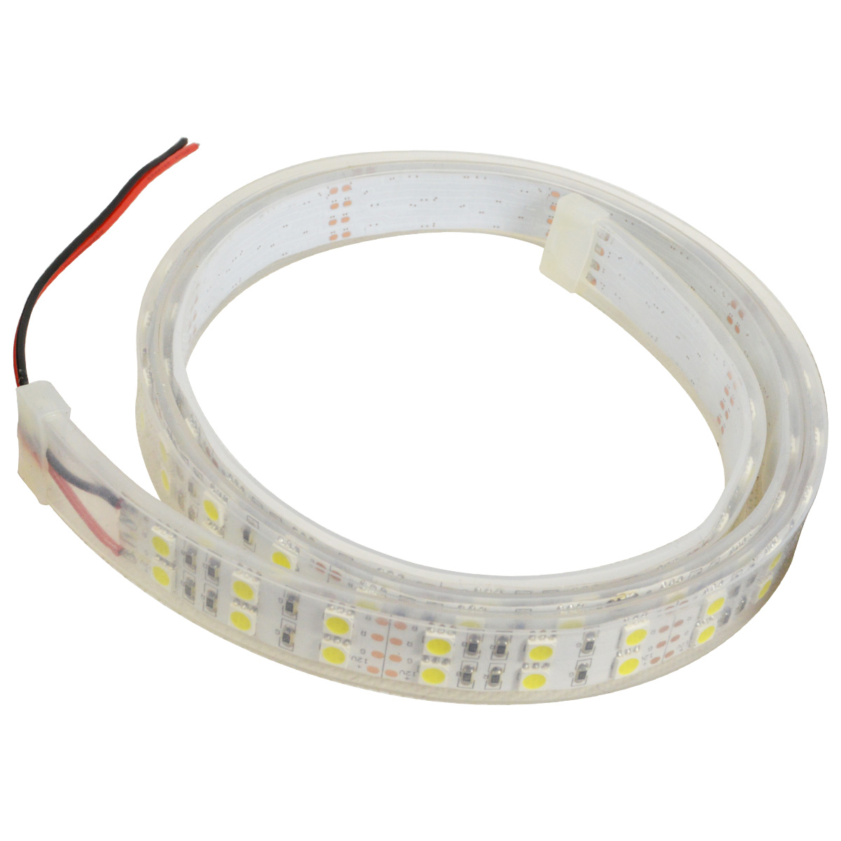 防水 LED テープ 12v 24v 100cm 1m 120SMD 5050チップ採用 車