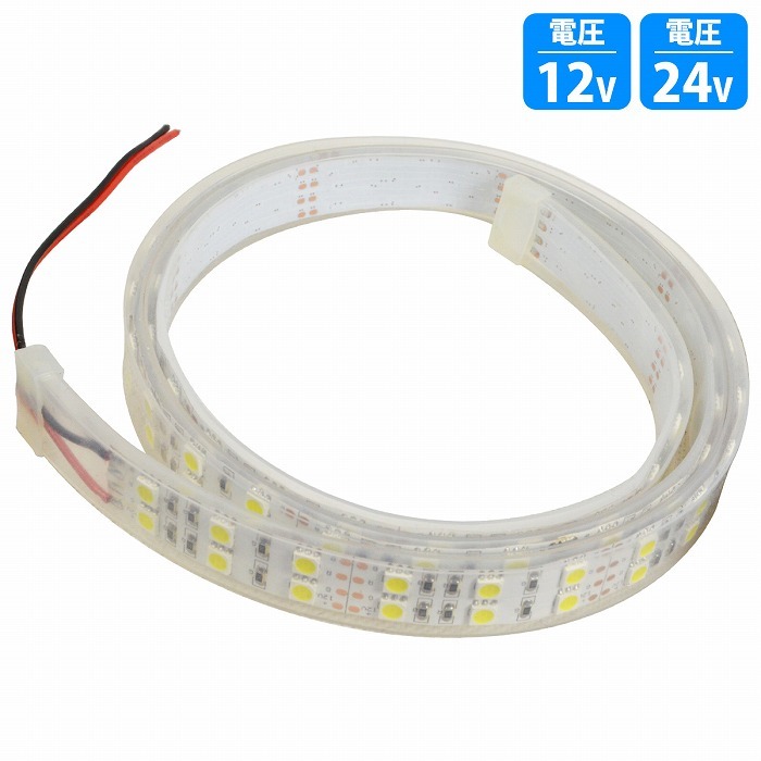 1M】防水 LEDテープライト 120SMD 12/24V ボート 船舶 トラック 車 室内灯 電球 ホワイト 6000k アンダーライト 100cm  シリコンカバーテープ :10106105:increase Yahoo!ショッピング店 - 通販 - Yahoo!ショッピング