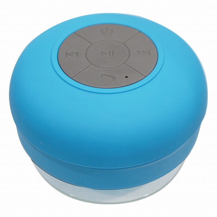 防水 Bluetooth対応 ワイヤレス スピーカー USB充電 カラー全5色