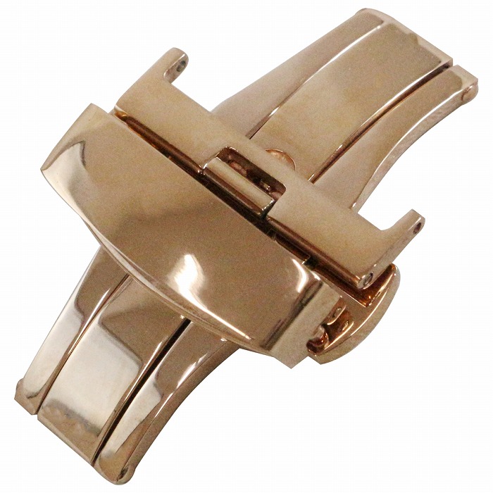 20mm】プッシュ式 Dバックル ブラック/シルバー/ゴールド/ローズ