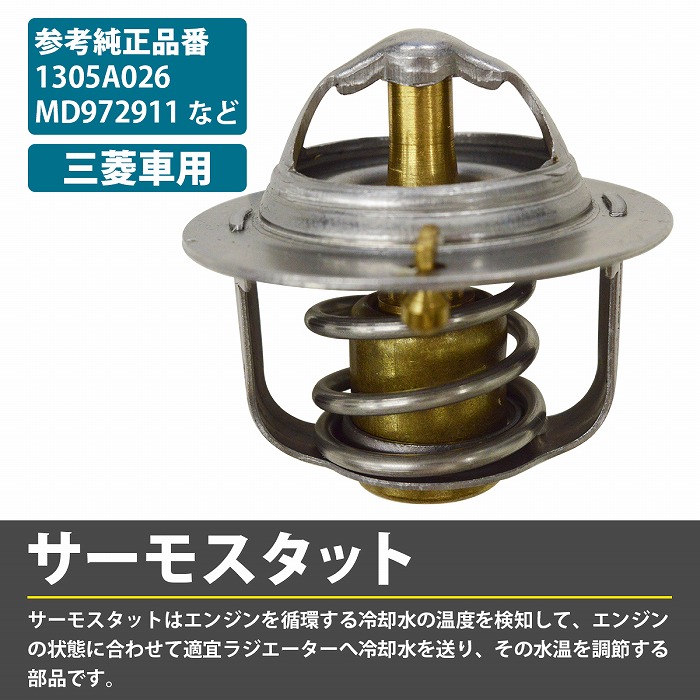 サーモスタット 三菱 パジェロミニ H51A H53A H56A H58A