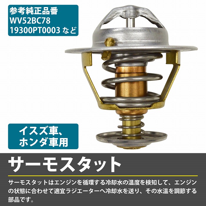 サーモスタット ホンダ フィット GE6 GE7 GE8 GE9 サーモスタッド