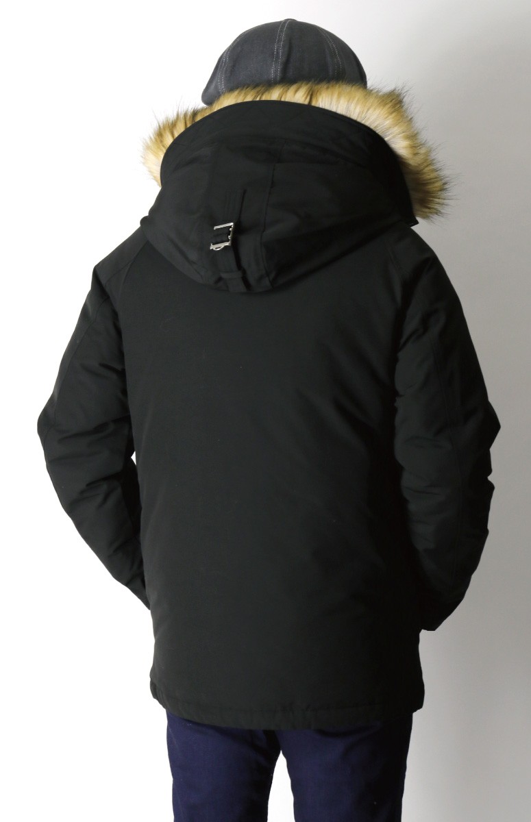 ショット×シップス ジェットブルー シュノーケル ダウンジャケット M ネイビー Schott N.Y.C 20%OFF!! (ショット) シュノーケル ダウン