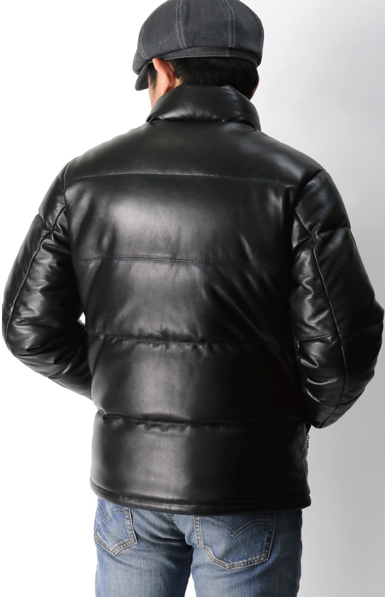 Schott N.Y.C 30%OFF!! (ショット) レザー ダウン ジャケット