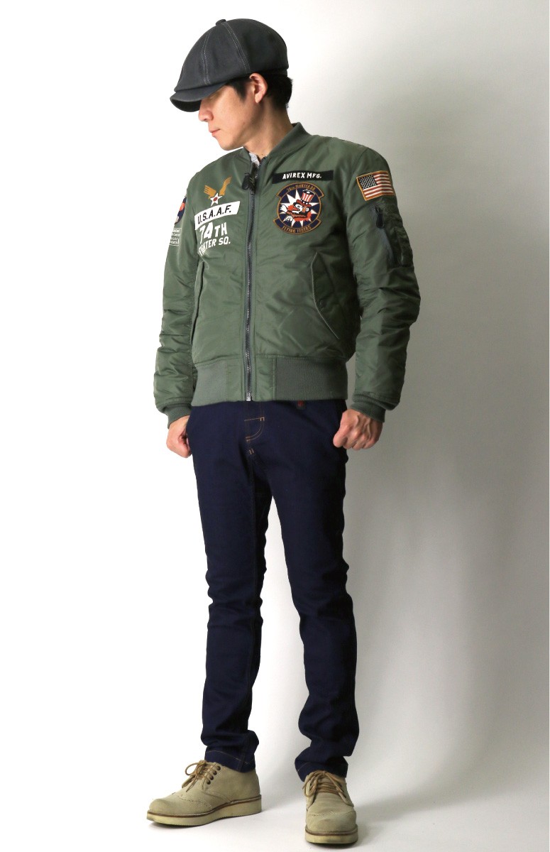20%OFF!! (アビレックス) AVIREX アヴィレックス MA-1 74th