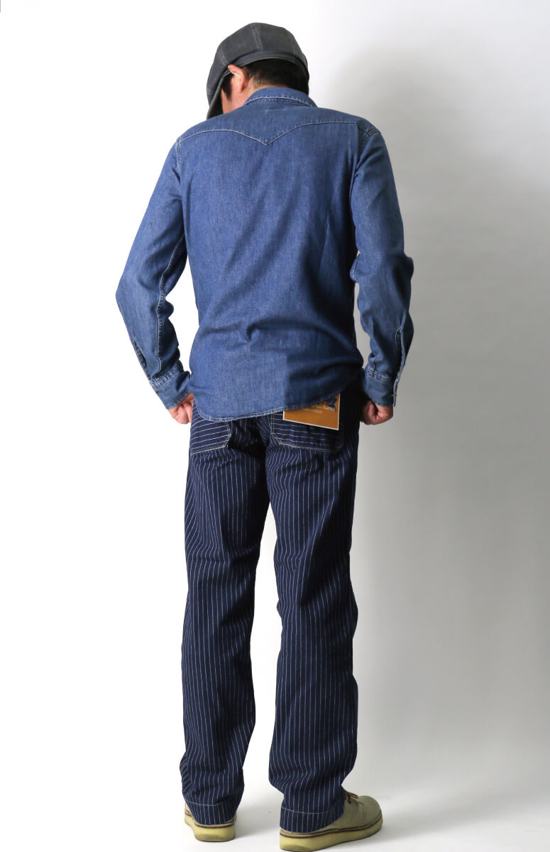 Schott N.Y.C (ショット) オールド ヒッコリー デニム パンツ