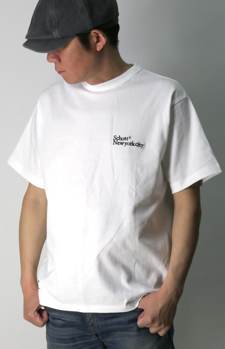 ◆送料・関税込み◆Sea N.Y ロゴ刺繍入り Tシャツ 3色 胸ロゴ刺繍Tシャツ | SLOW