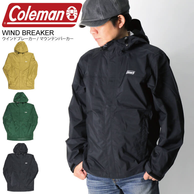 (コールマン) Coleman ウインド ブレーカー マウンテンパーカー 撥水 耐水圧 透湿 防水 WIND BREAKER メンズ レディース