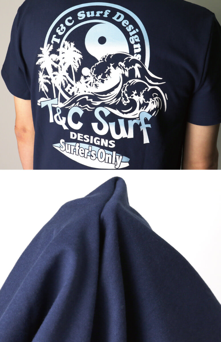 (（ティー＆シー）) T&C Surf Designs タウン＆カントリー プリント Tシャツ サーファー Tシャツ ハワイアン Tシャツ サーフ  デザイン メンズ レディース