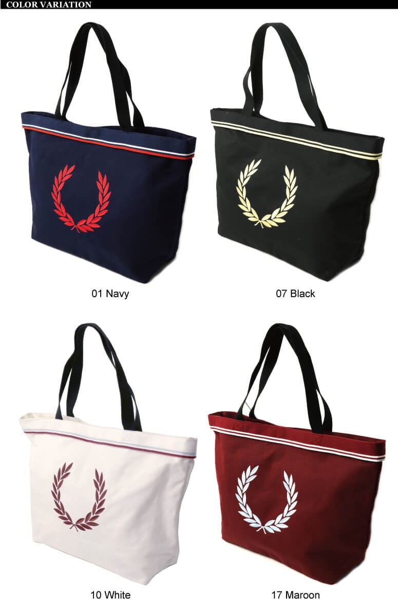 FRED PERRY (フレッドペリー) ツインティプド トートバッグ