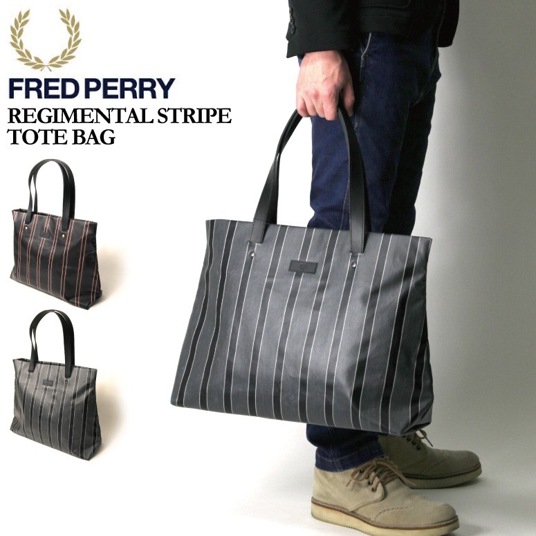 FRED PERRY ミリタリー トートバッグ ショルダーバッグ FRED PERRY (フレッドペリー) ミリタリー トートバッグ