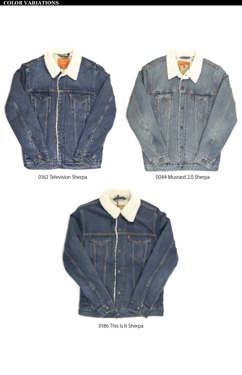 Levi's デニムジャケット フリース裏起毛メンズXLサイズ　保温性 Levi's デニムジャケット フリース裏起毛メンズXLサイズ 保温性
