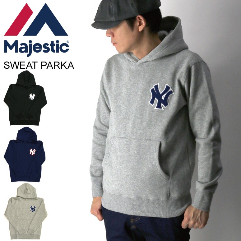 (マジェスティック) Majestic ヤンキース スウェット パーカー プル