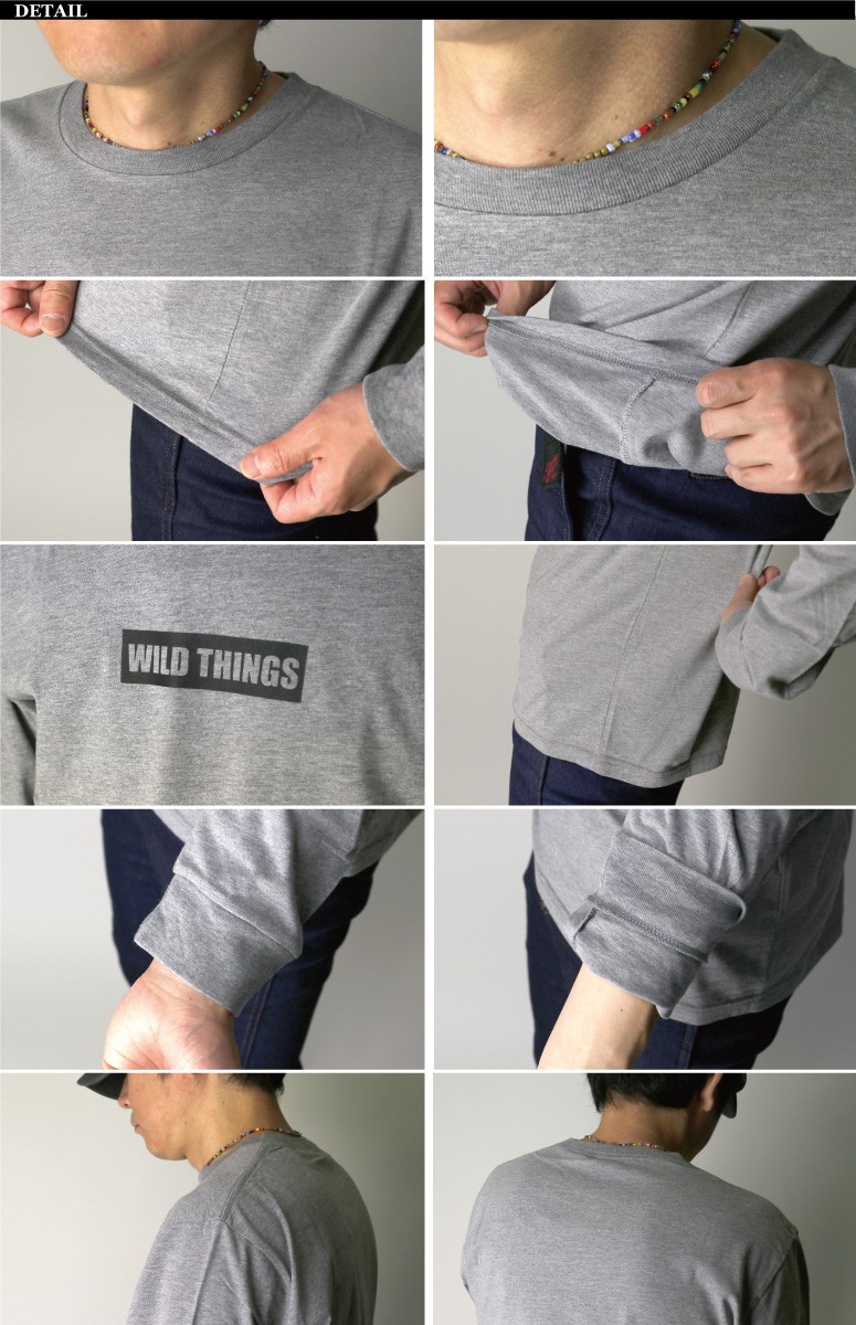 ワイルド シングス) WILD THINGS ボックス ロゴ ロングスリーブ