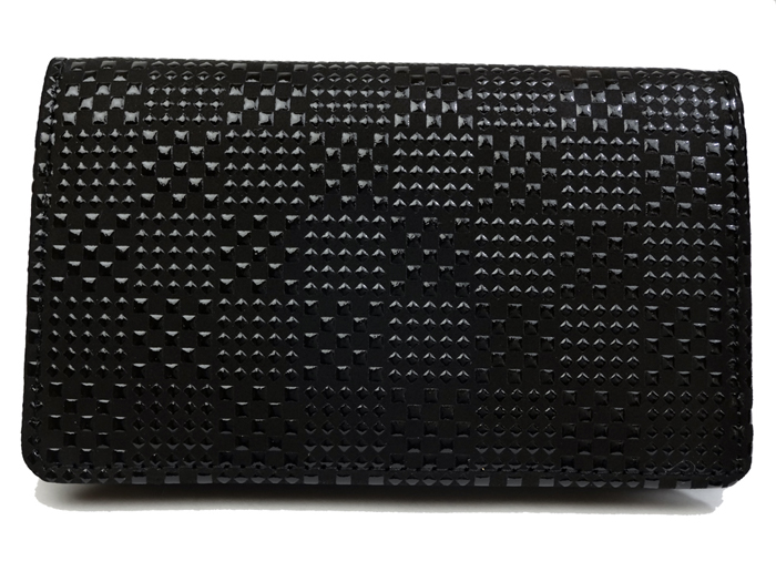 バレンタイン カードケース 印傳屋 印伝 本革 和柄 送料無料 甲州印伝 本皮 レザー 革 日本製 軽量 軽い おしゃれ 2501c プレゼント ギフト  母 花以外 | 印傳屋 | 08