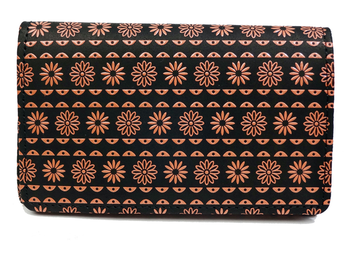 バレンタイン カードケース 印傳屋 印伝 本革 和柄 送料無料 甲州印伝 本皮 レザー 革 日本製 軽量 軽い おしゃれ 2501c プレゼント ギフト  母 花以外 | 印傳屋 | 04