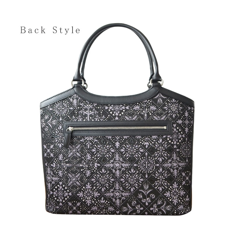 印傳屋　インデンヤ　ショルダー　ハンドバッグ　シアソム　美品 印傳屋（INDEN-YA） クリスマス 手提げバッグ ハンドバッグ 9007