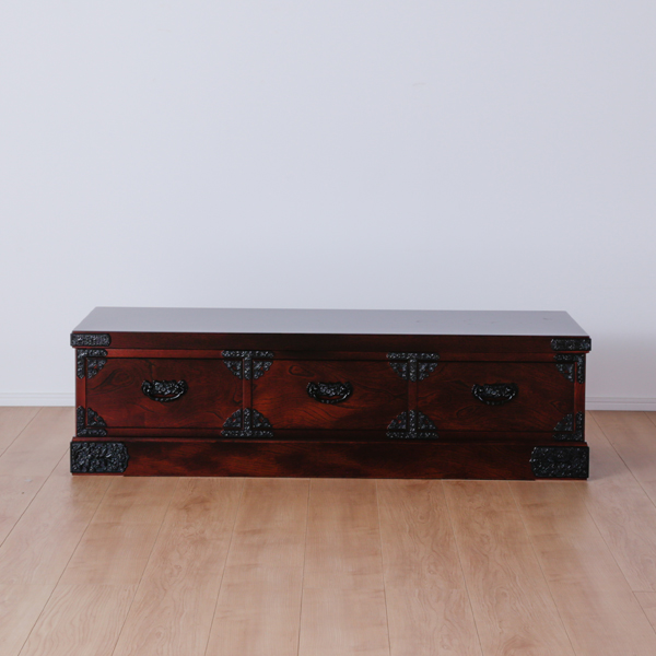 ローボード テレビ台 120 完成品 TVラック おしゃれ 引き出し 民芸箪笥