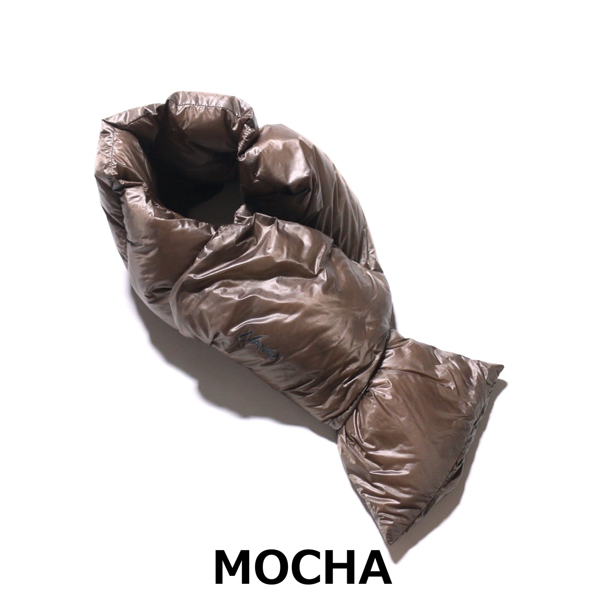NANGA ナンガ PORTABLE LIGHT DOWN MUFFLER UNISEX ポータブルライトダウンマフラー ユニセックス BLK NVY MOCHA KHA BEG N1PM | NANGA | 03
