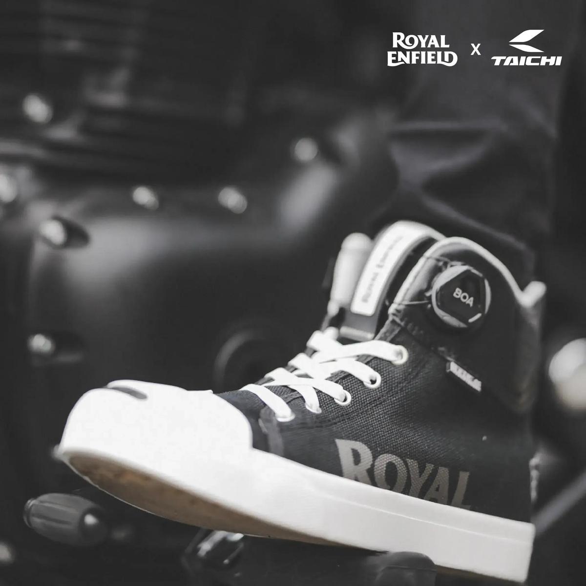 TAICHI ROYAL ENFIELD × RS TAICHI DRYMASTER-FIT HOOP SHOES ロイヤル