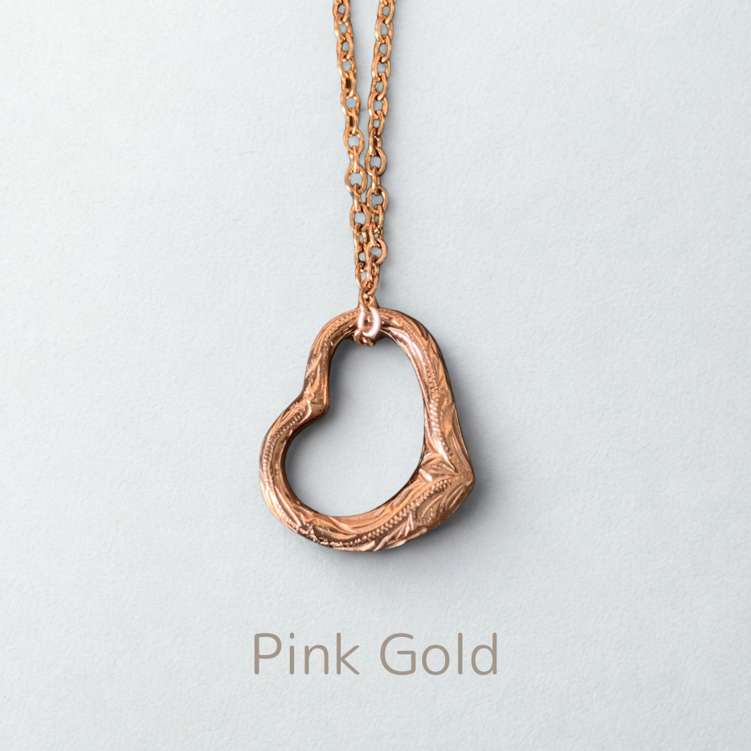 ハワイアンジュエリー ペンダント 女性プレゼント オープンハート