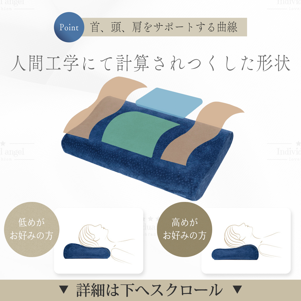 枕 まくら 肩こり 首が痛い 横向き 人気 おすすめ 低反発枕 父の日