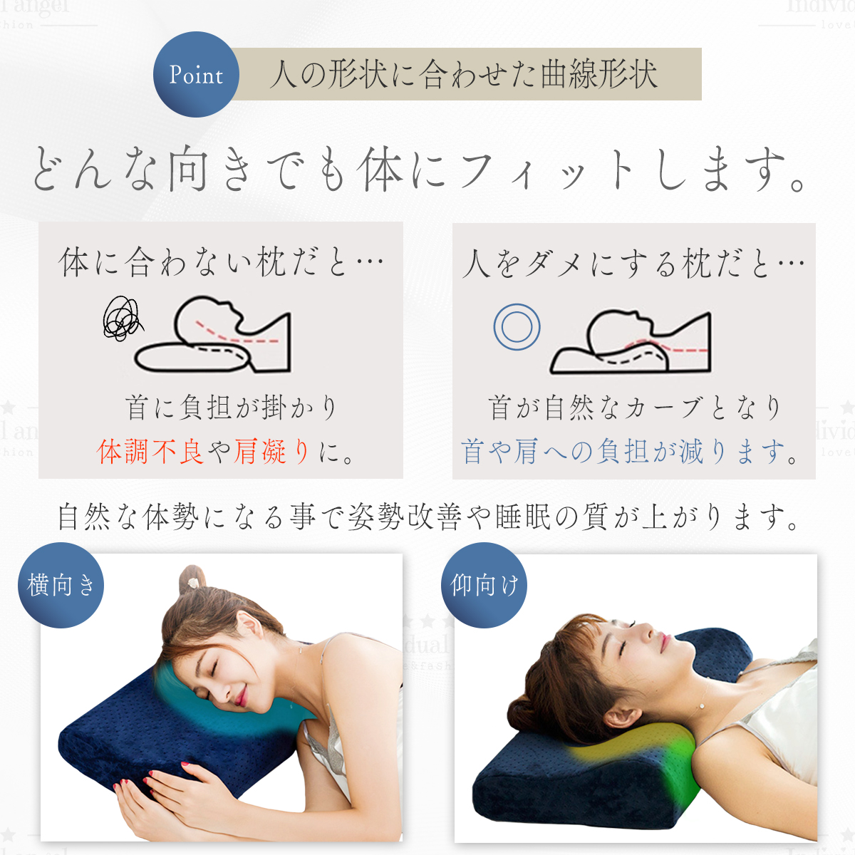 pharmedoc 低反発枕 首が痛くならない 61*42*13cm 2個セット Amazon｜PharMeDoc 枕 【2枚パック】枕 首が痛くならない 人気