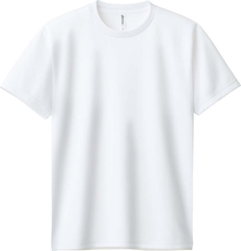 ドライ Tシャツ メンズ 半袖 無地 速乾 吸汗 スポーツ フィットネス マラソン ビッグサイズ 白 黒 赤 glimmer グリマー 4.4オンス ドライ Tシャツ 300-ACT｜infactorymuji｜02