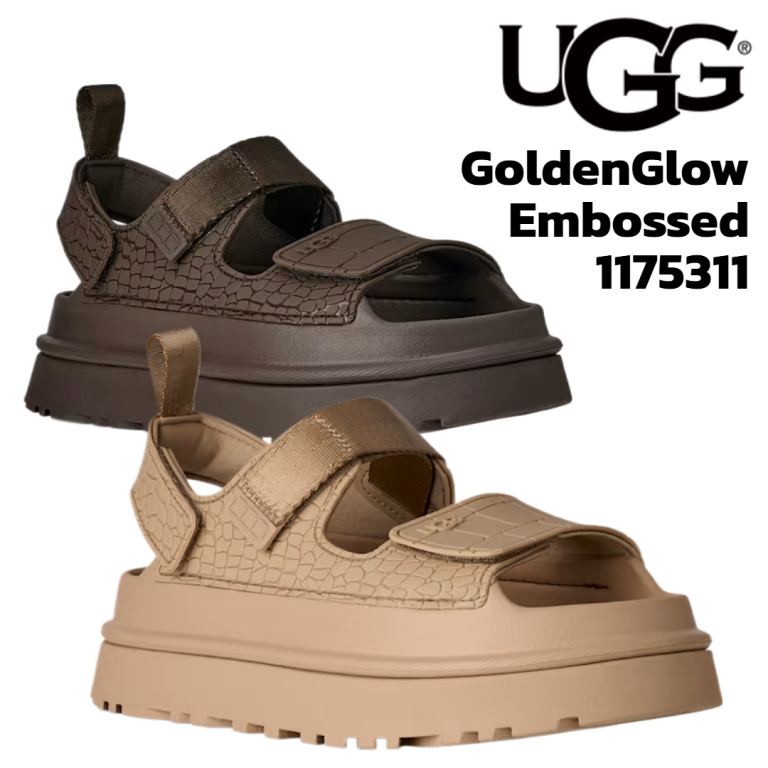 UGG GOLDENGLOW / アグ ゴールデングロウ UGG（アグ） サンダル レディース 1175311 W GOLDEN GLOW EMBOSSED