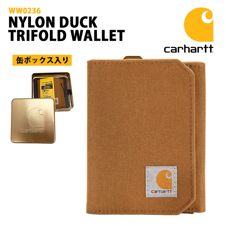 Carhartt（カーハート） 三つ折り財布 CARHARTT NYLON DUCK TRIFOLD