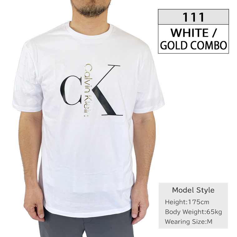 新しいカルバンクライン エアブラシ ロゴ Tシャツ カルバンクライン Tシャツ 半袖[品番：OTCM0000972