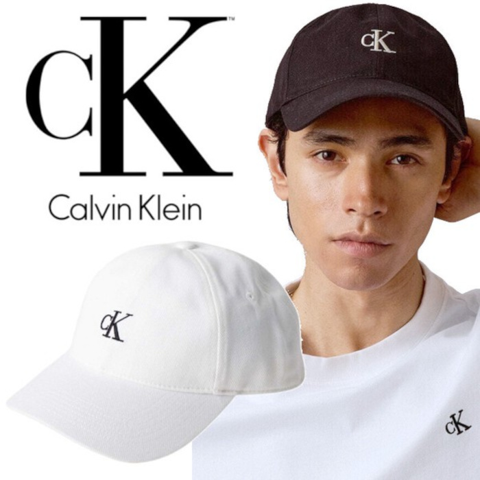 Calvin Klein（カルバン・クライン） MONOGRAM EMBROIDERY BASEBALL
