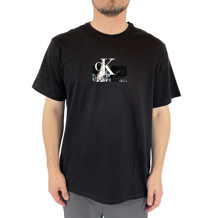 【新品】カルバンクライン Tシャツ CKロゴ 黒 XS Calvin Klein｜(W)【公式ショップ】 カルバンクライン クラッシック