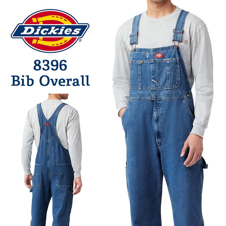 Dickies（ディッキーズ） オーバーオール メンズ デニム 8396 WASHED
